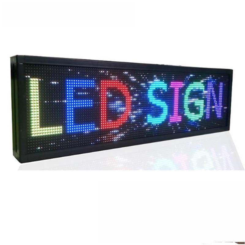 L'affichage programmable de fenêtre de P10 USB LED signe les signes 220V menés d'intérieur pour des affaires