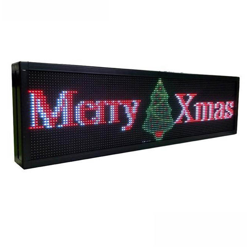 Signes polychromes d'affichage de fenêtre de P10 P5 RVB LED pour la publicité de Windows de magasin