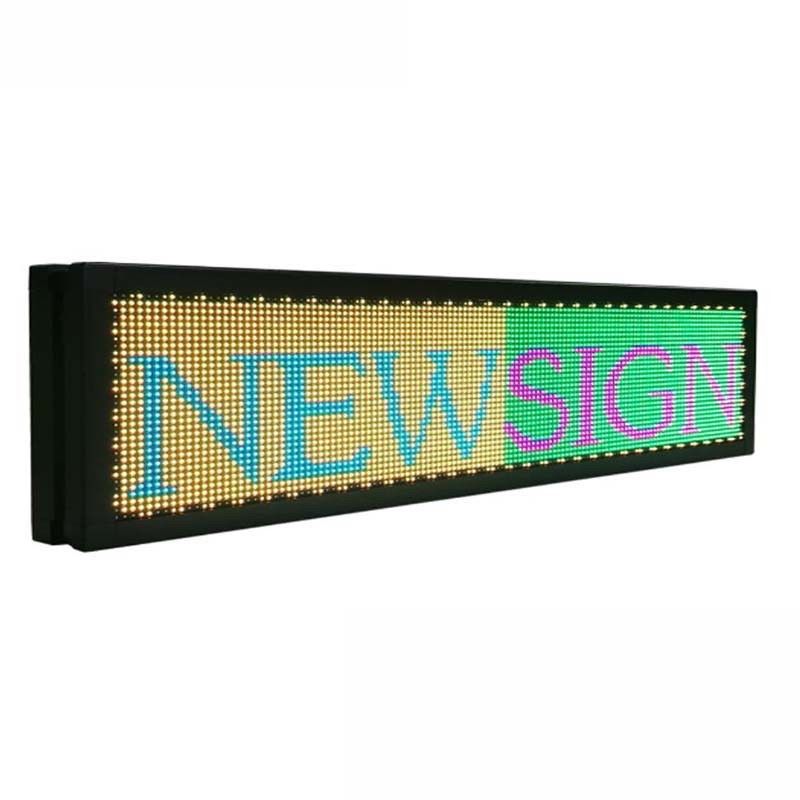 Signes sans fil RVB polychrome d'affichage de fenêtre du message LED de taxi d'USB P5 programmables