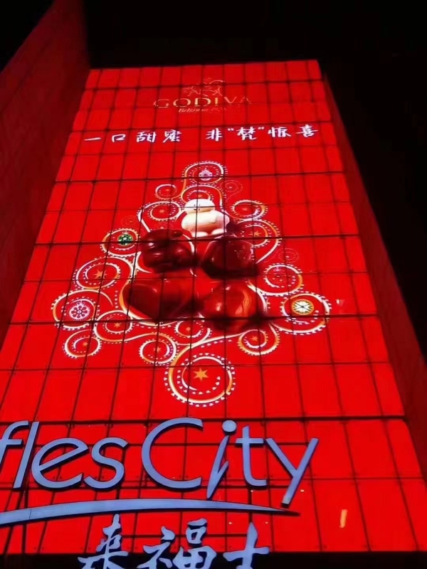 Affichage transparent de l'écran P3.91 de Front Lighting Led See Through pour l'exposition visuelle