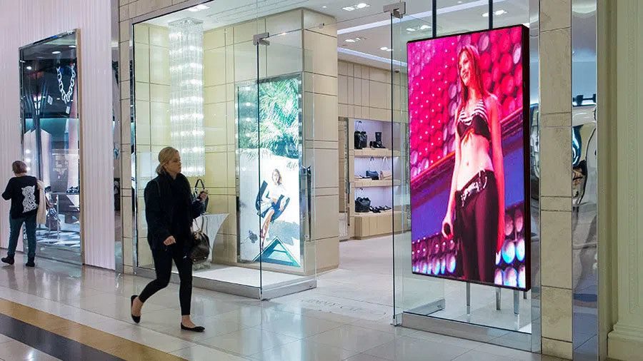 Signage d'intérieur 1000mcd/m2 de P2RGB LED Digital pour le magasin de détail